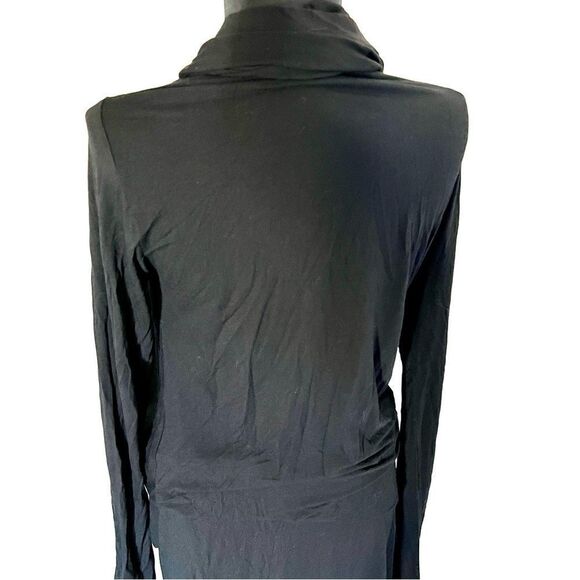 NWT vintage Vivienne Westwood Anglomania black asymmetrical hooded dress sz 46 - Picture 3 of 16